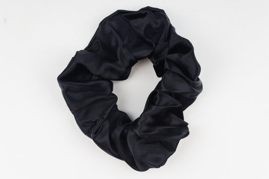 My lovely Silk: Beautiful Hair Silk Scrunchies - Silk Scrunchies for Girls - Ideal Gift of Satin Scrunchies - Scrunchies for pretty Women - Suitable for All Types of lovely Hair – Black.